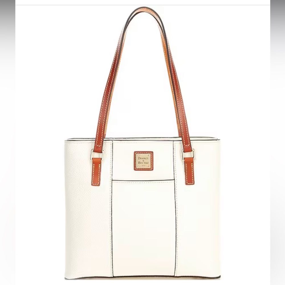 Dooney & Bourke Pebble Grain Lexington Color: Bone (cream)